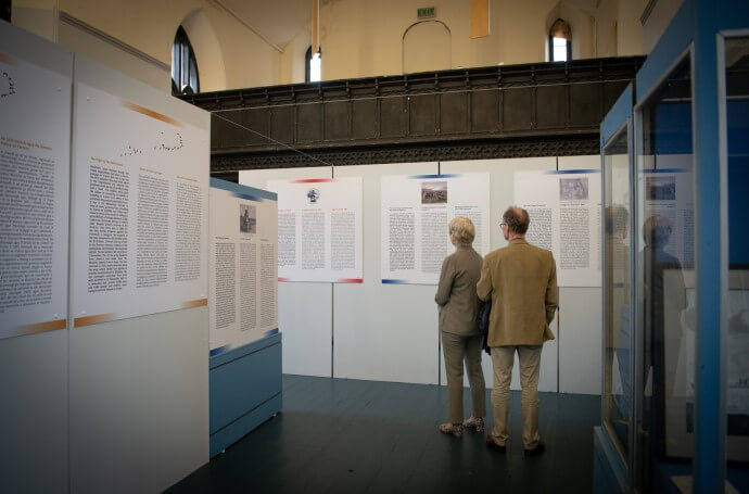 People at the Wild Geese Museum