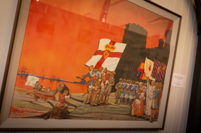 Painting at the Wild Geese Museum